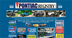 Desktop Screenshot of pontiacregistry.com